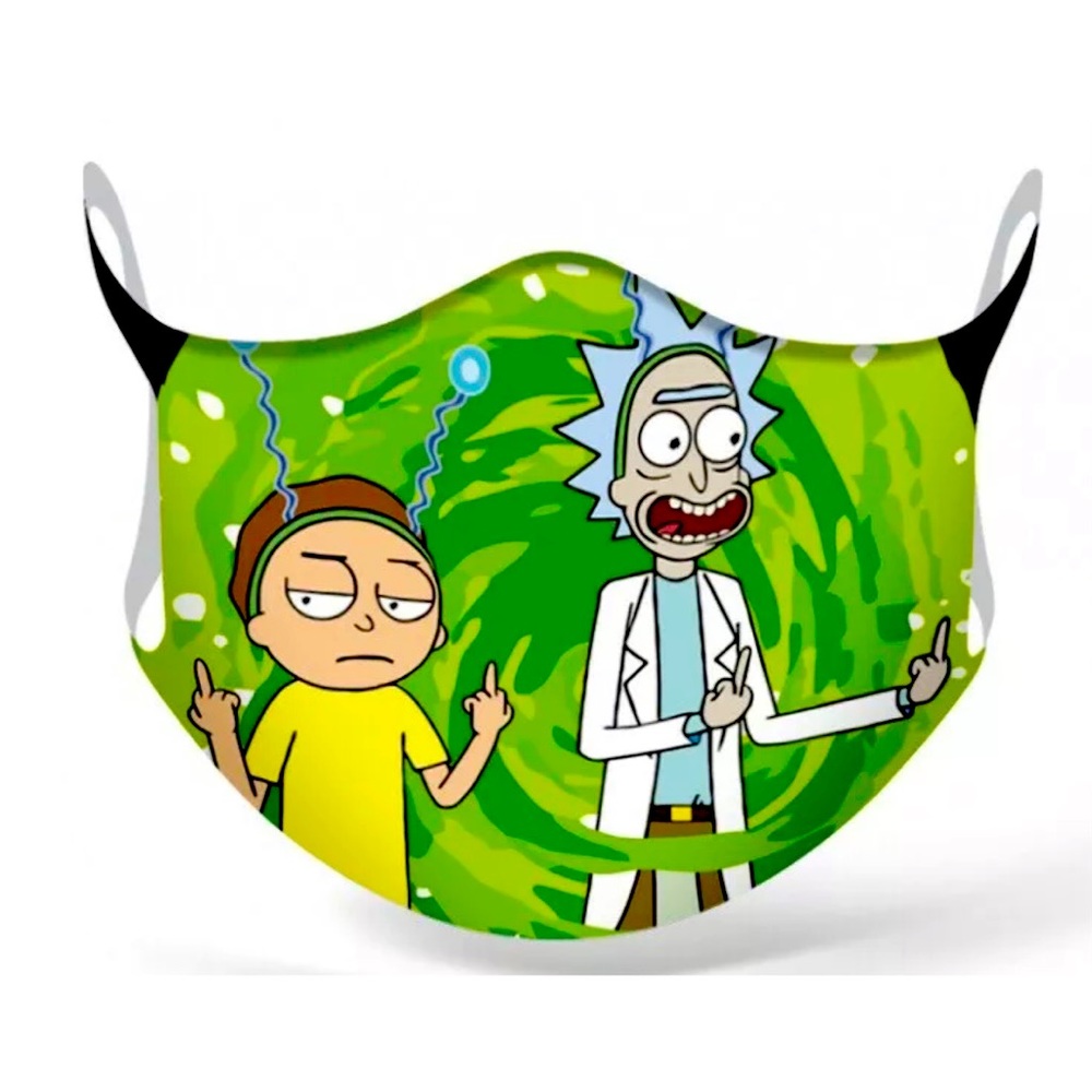 Unopened, brand new Rick & Morty face mask